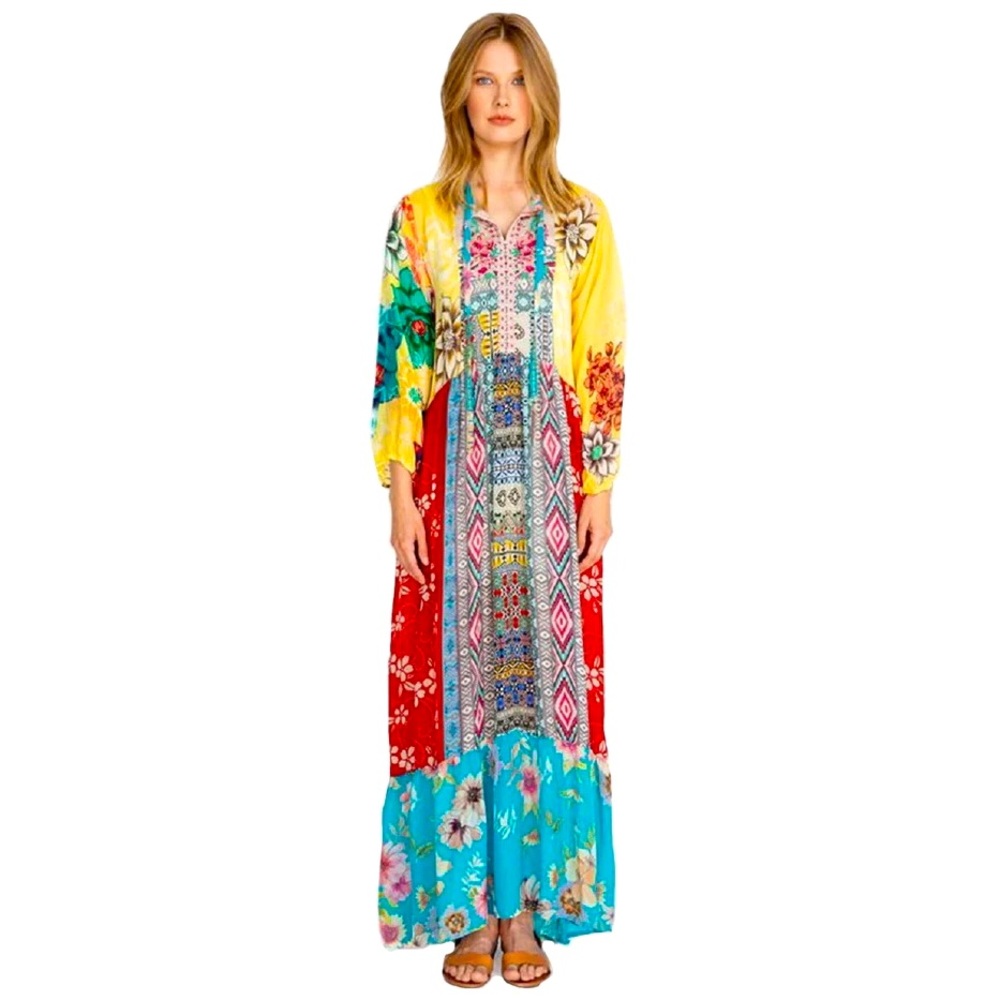Johnny Was Seido Floral Maxis dress | XL